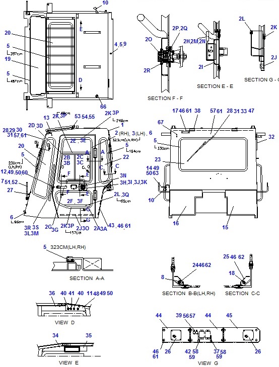 Daewoo D50 D60 D70 Service Shop O/h Repair Manual Fork Lift.