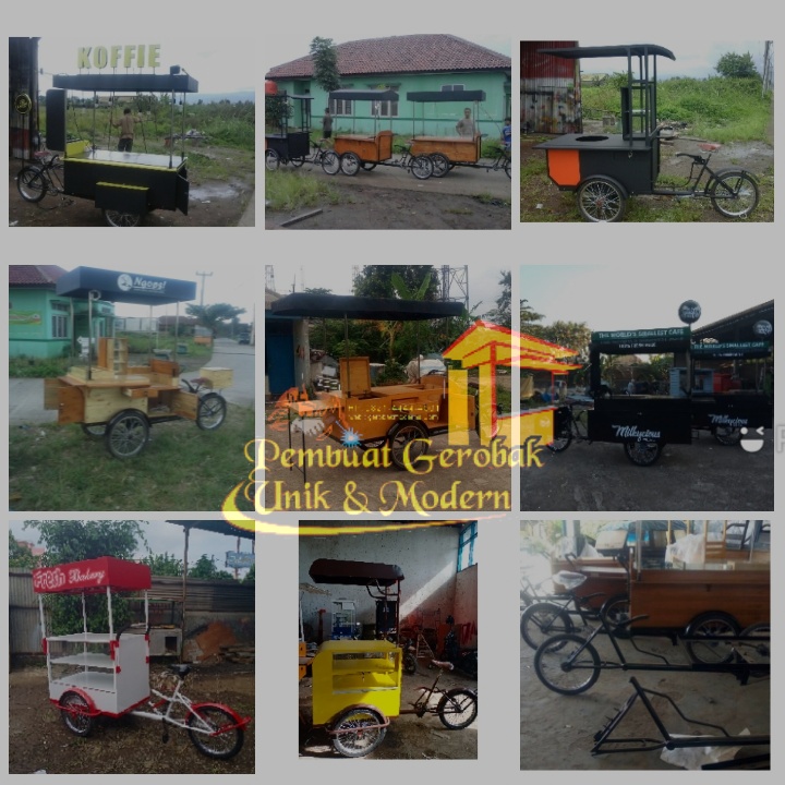 pembuat gerobak sepeda custom dan gerobak usaha - Gerobak Modern