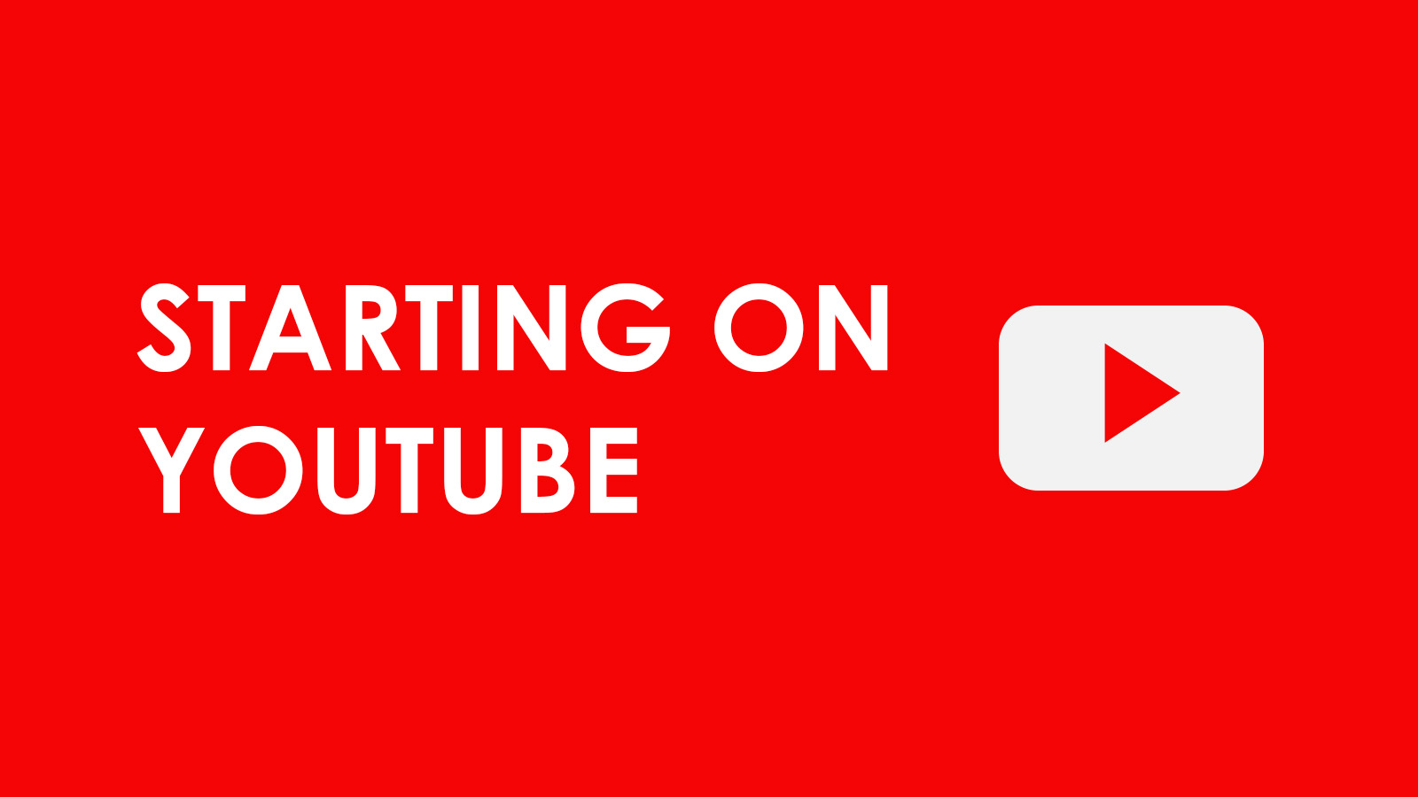 How to Start on YouTube Gerofied