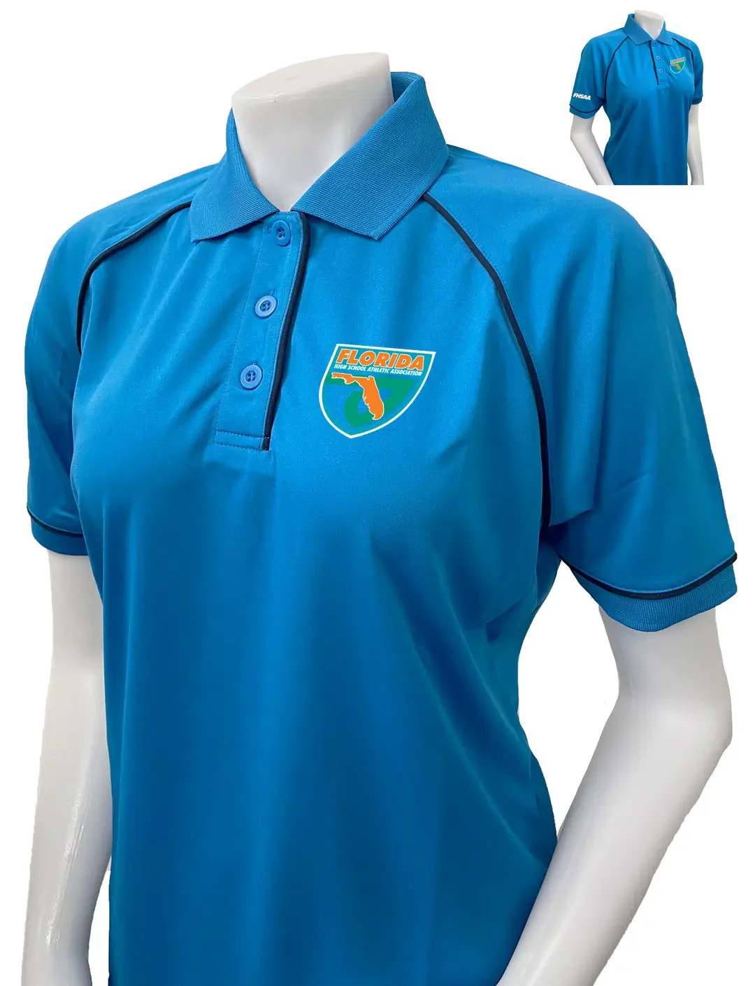 Smitty Women's Bright Blue Volleyball Referee Shirt (FHSAA) Gerry Davis Sports