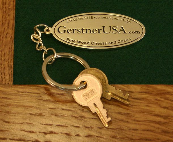 Brass Logo Key Chain Shop Accessories and Gifts Gerstner