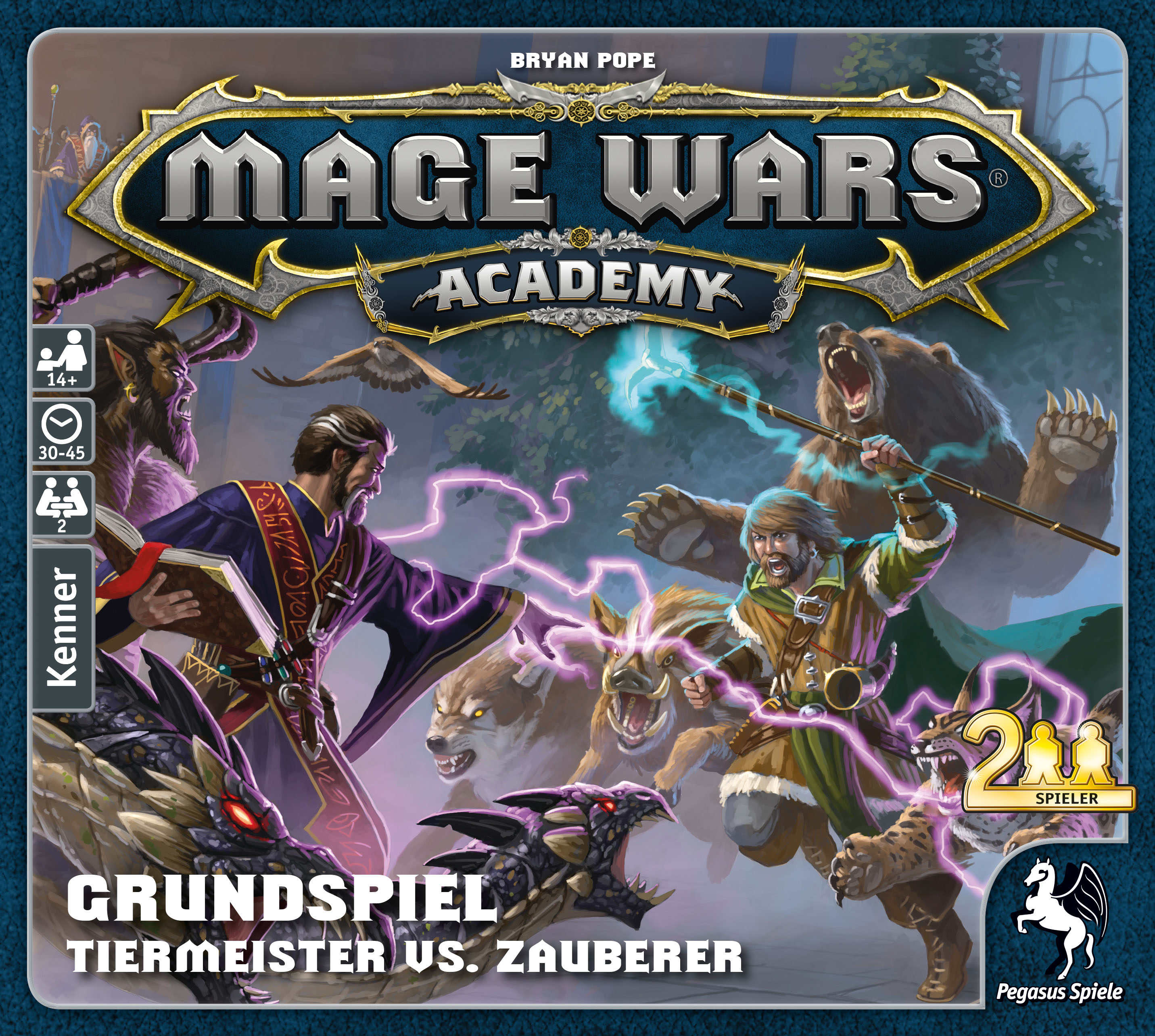 Mage Wars Academy Grundspiel Tiermeister vs Zauberer, Spiel