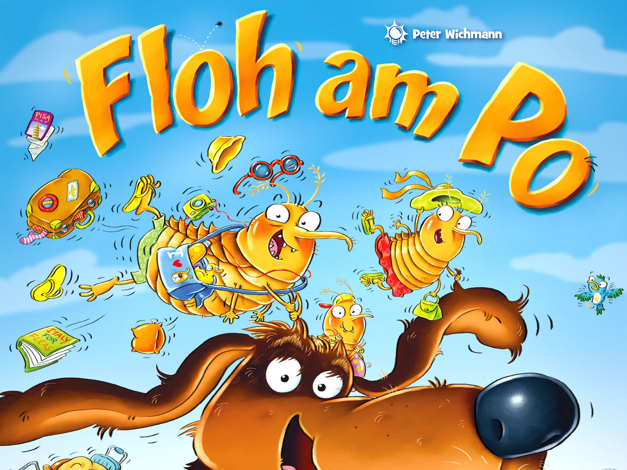 Floh am Po, Spiel, Anleitung und Bewertung auf Alle Brettspiele bei spielen.de