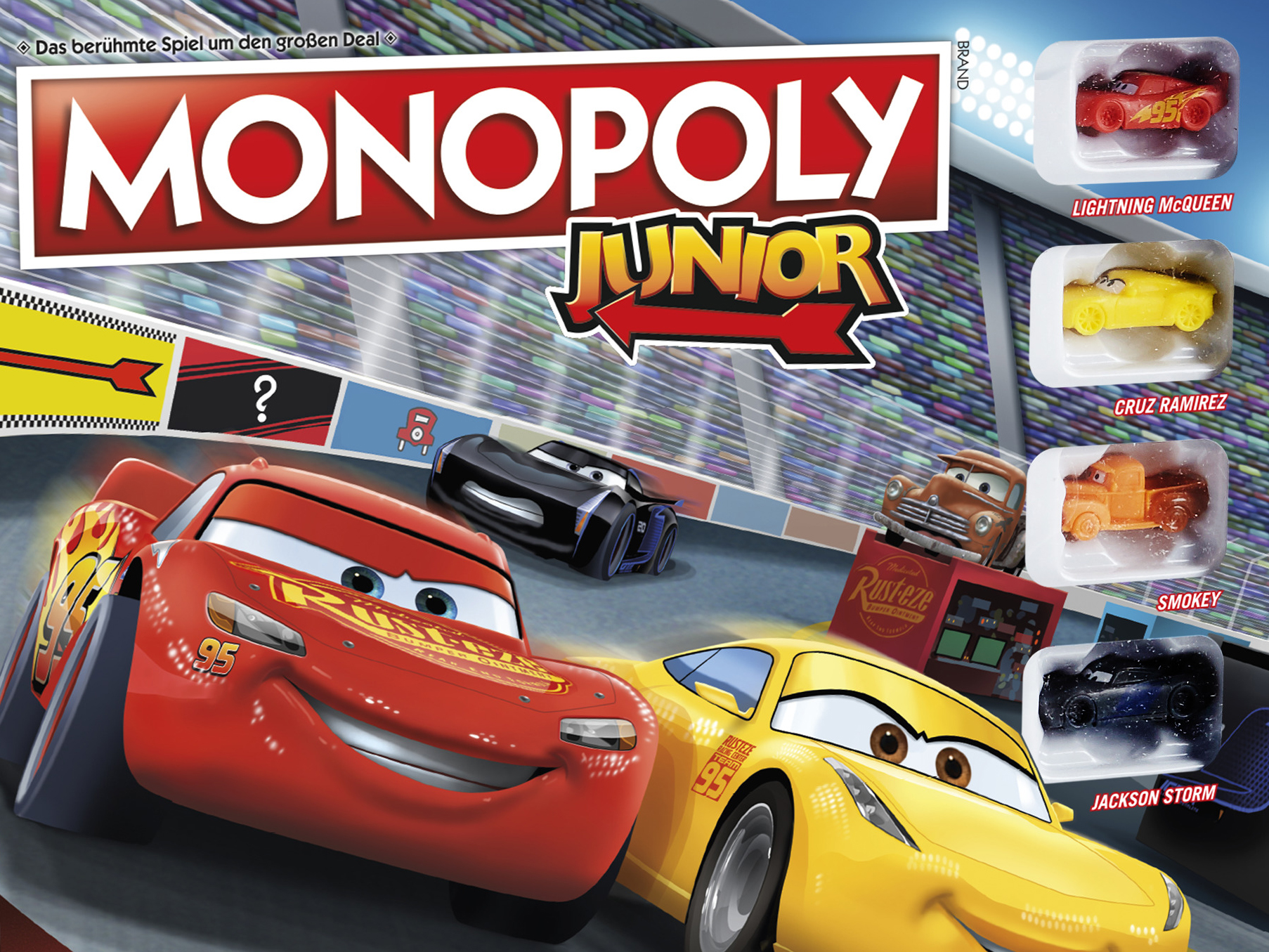 Monopoly Junior Cars 3, Spiel, Anleitung und Bewertung auf Alle