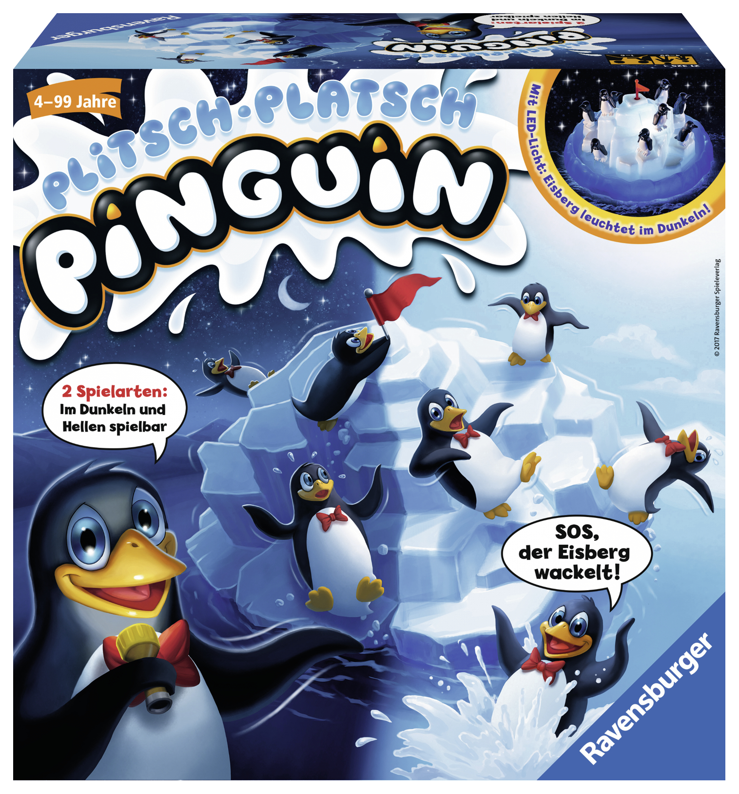 Plitsch Platsch Pinguin, Spiel, Anleitung und Bewertung