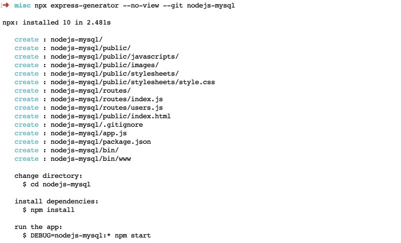 Node.js MySQL tutorial a stepbystep getting started