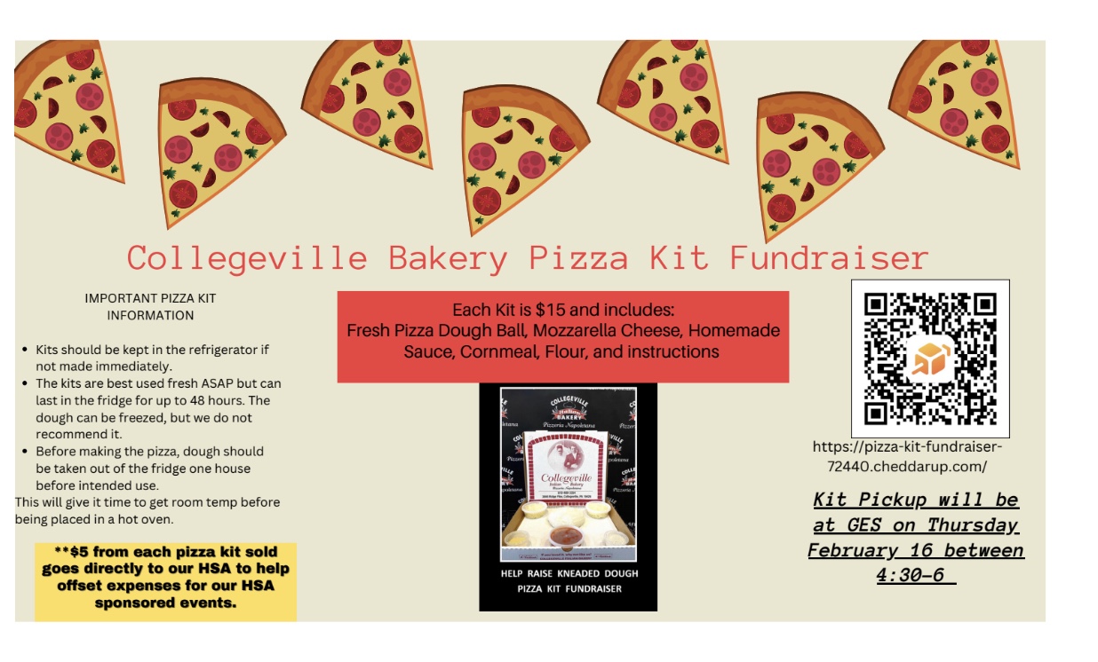 Collegeville Bakery Pizza Kit Sale Gilbertsville Elementary HSA