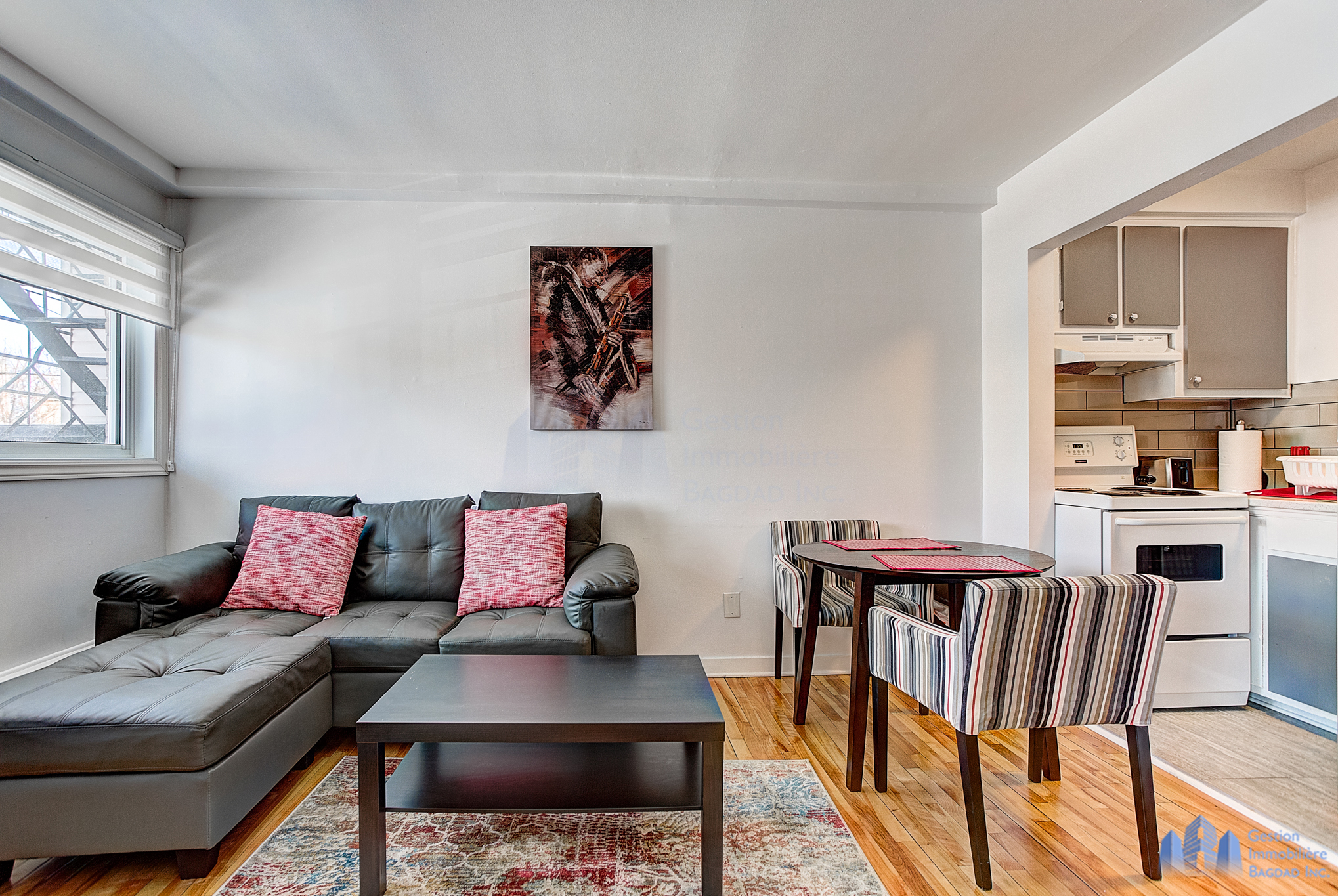 3 1/2 for rent Laval des rapides All furnished Gestion Immobilière