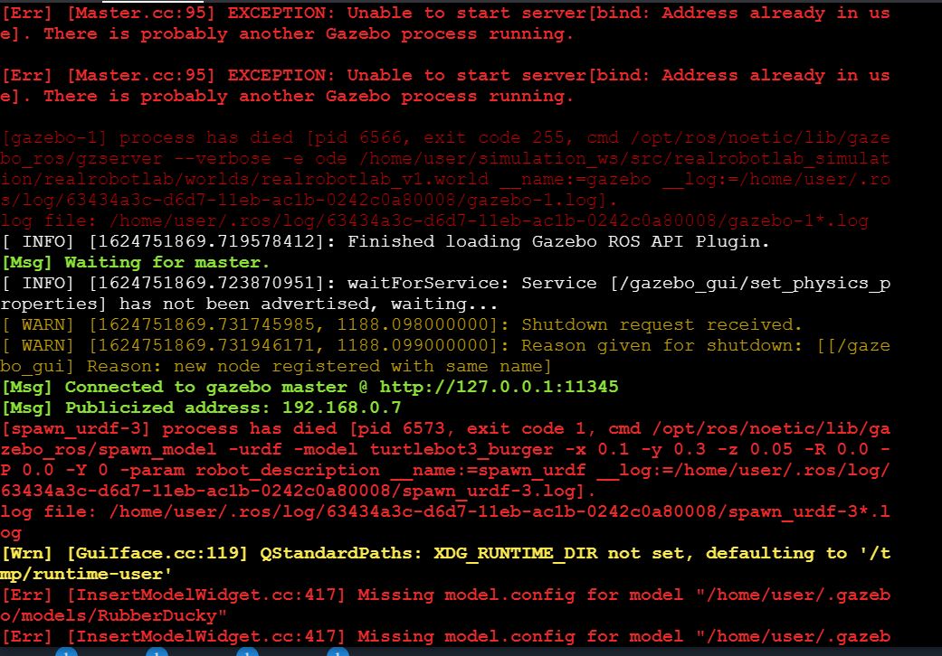 Simulation is not working ROSDS Support The Construct ROS Community