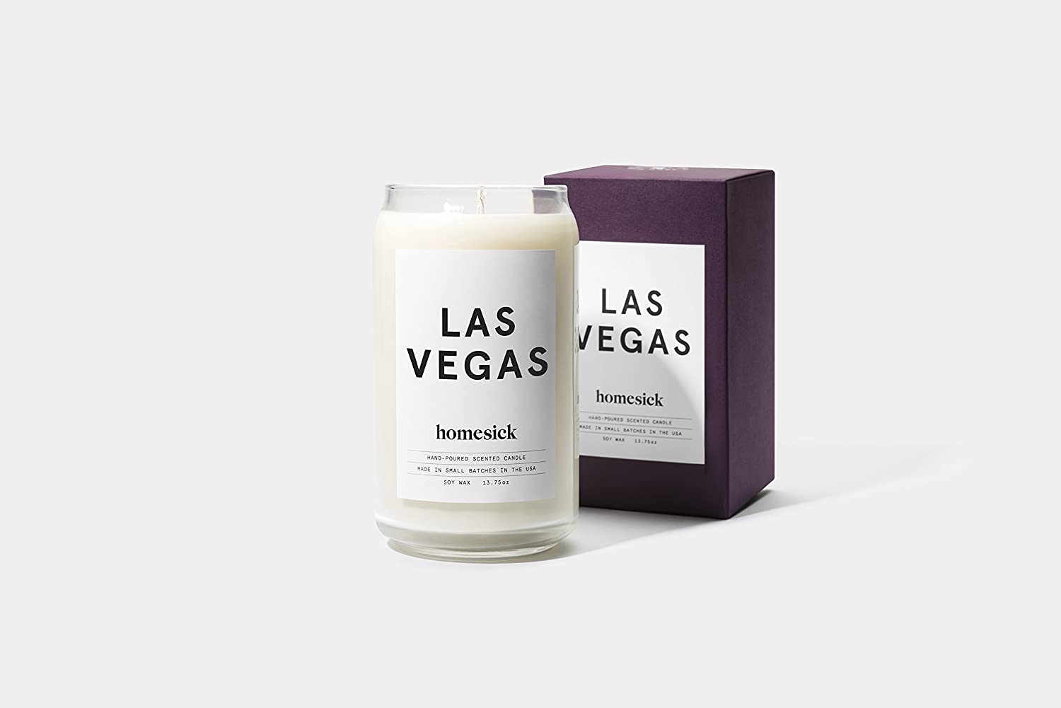 Homesick Scented Candle, Las Vegas Desert sand and midnight air. GETT