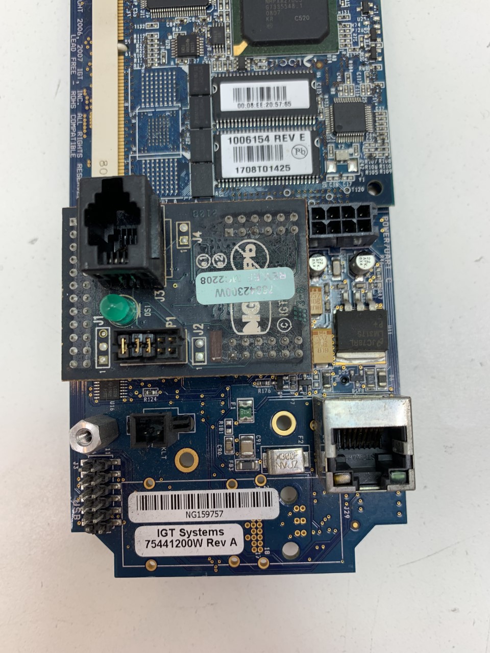 IGT Player Tracking Unit SB2 LEGACY. Player Tracking system board without display. GETT Part