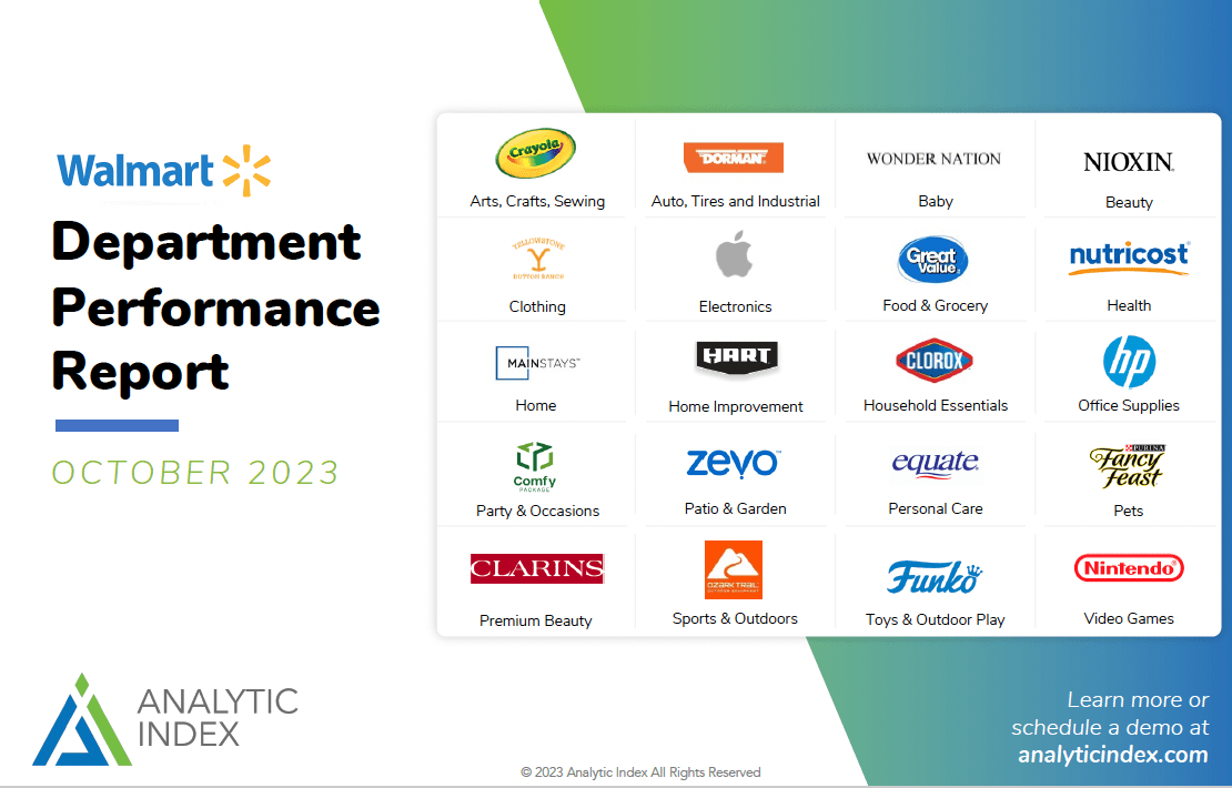 October 2023 Walmart Department Performance Report