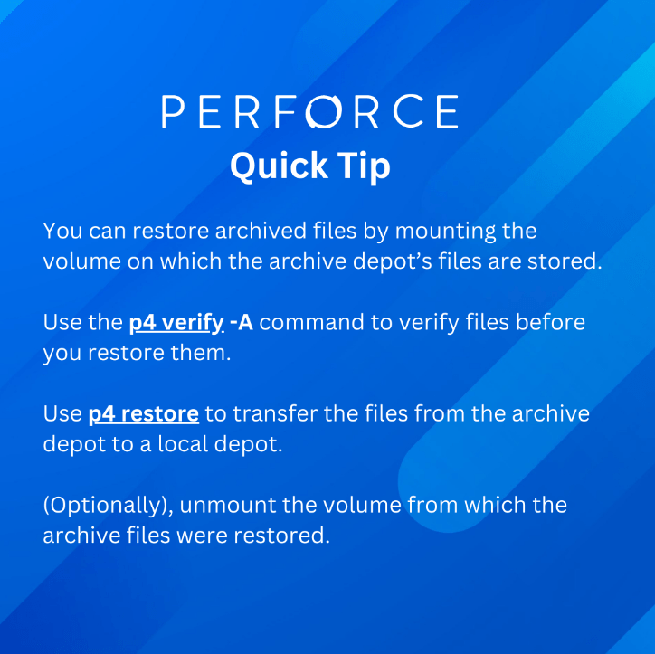 Using the Archive Typemap in Perforce Assembla