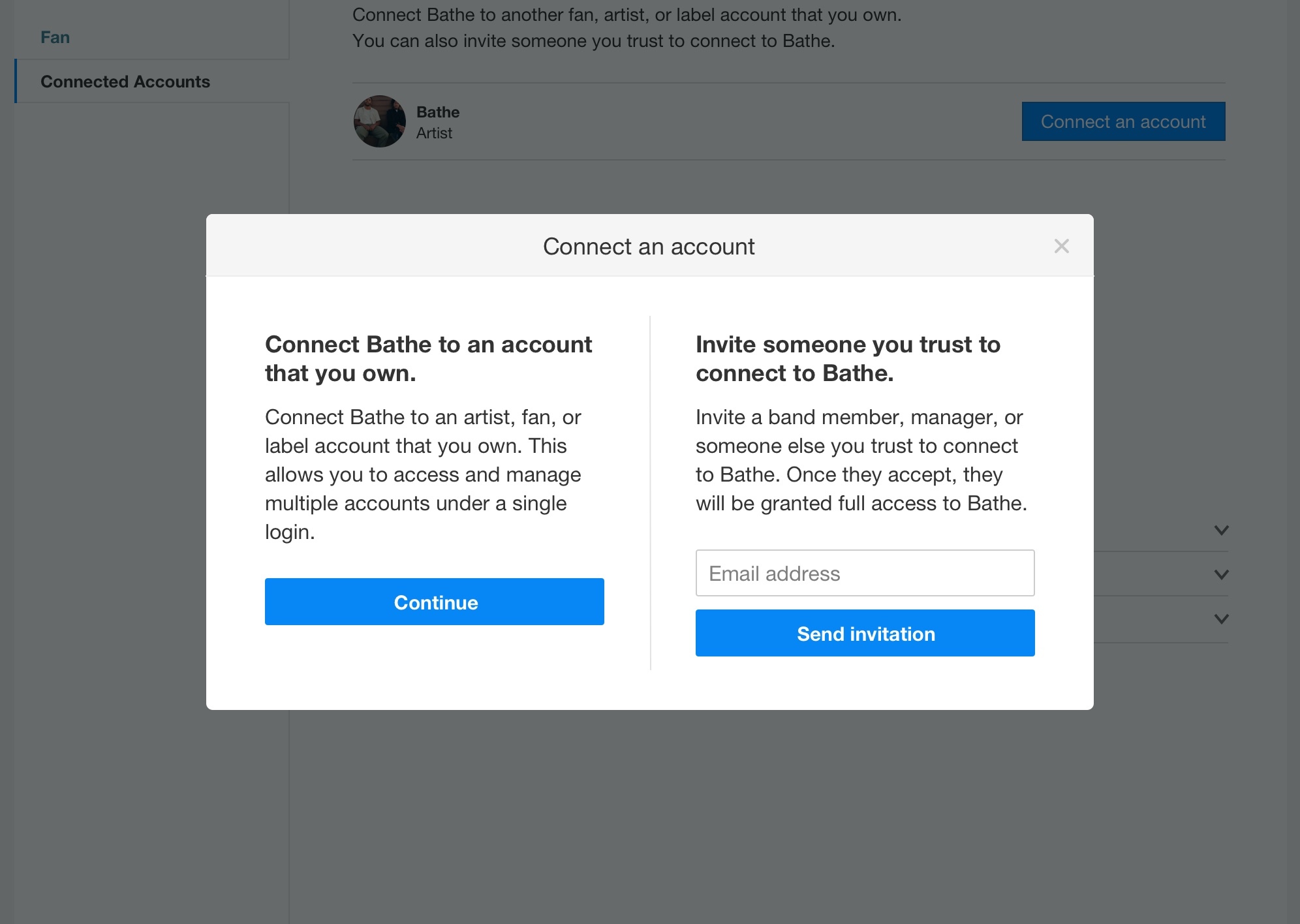 How do I connect my Bandcamp accounts? Bandcamp Help Center