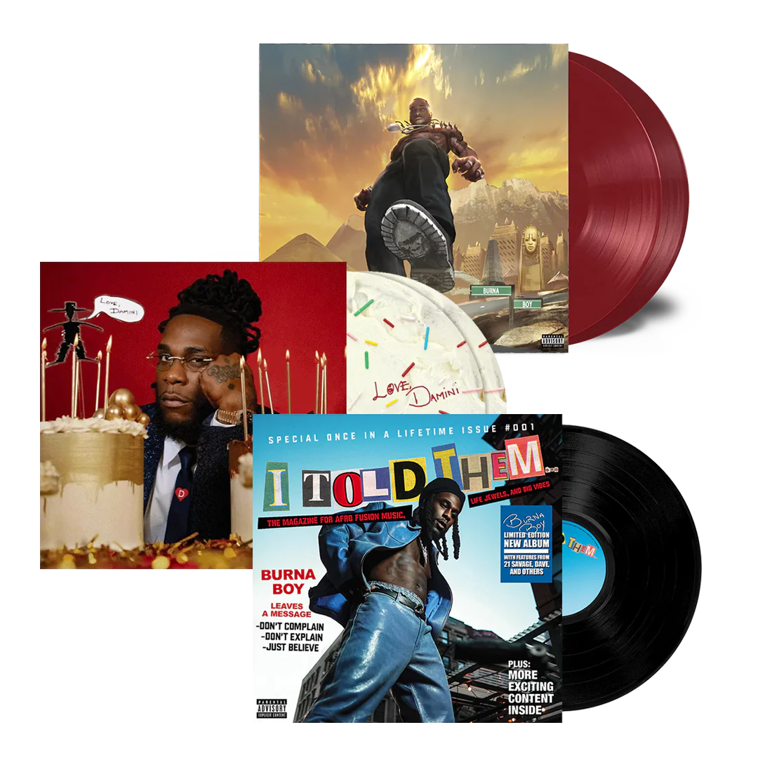 Vinyl Collectors Bundle Burna Boy