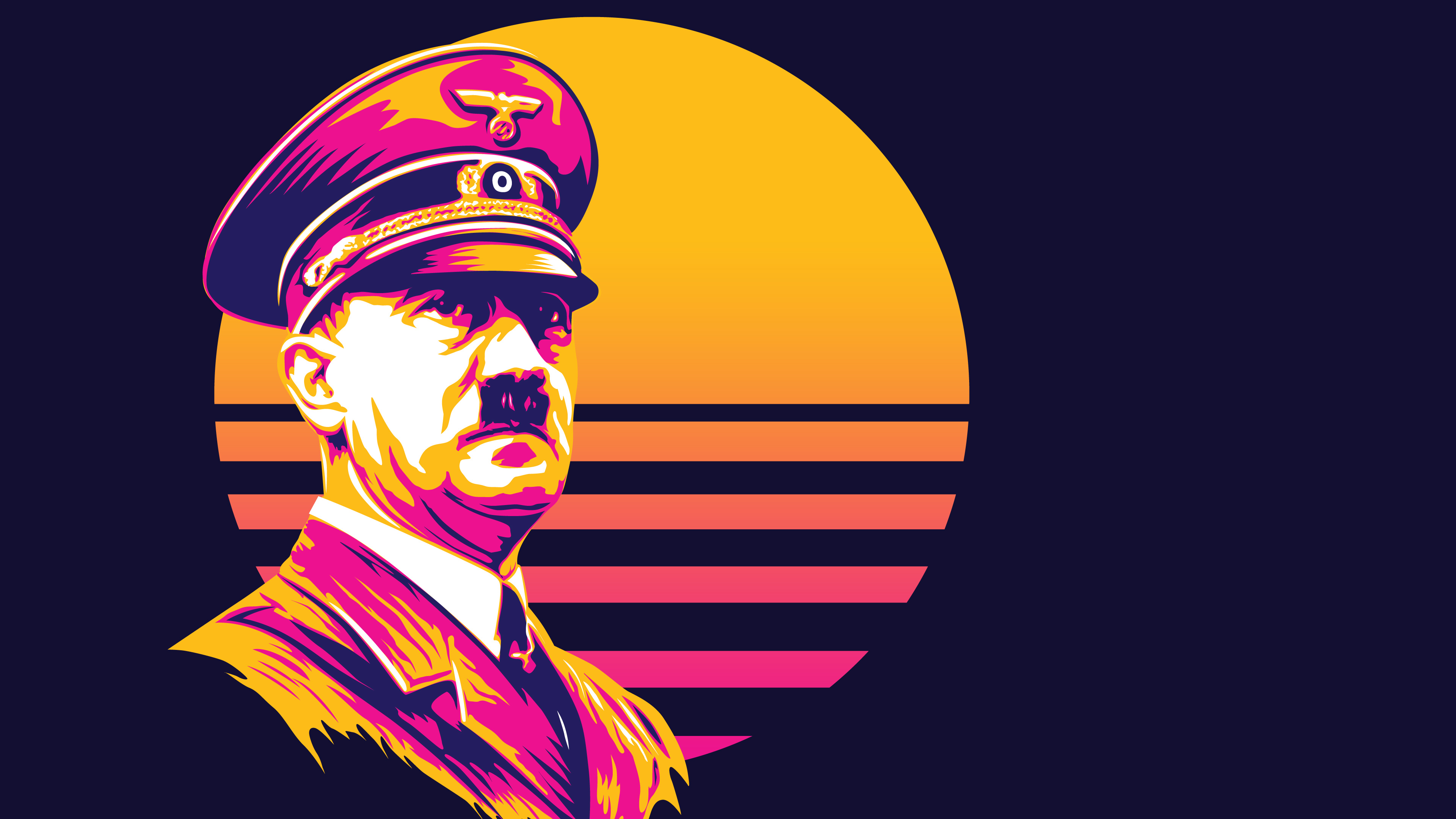Wallpaper Adolf Hitler, vector, 1980s 3840x2160 Eclapa 1308591