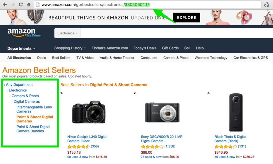 Browse Nodes AAWP Amazon WordPress Plugin