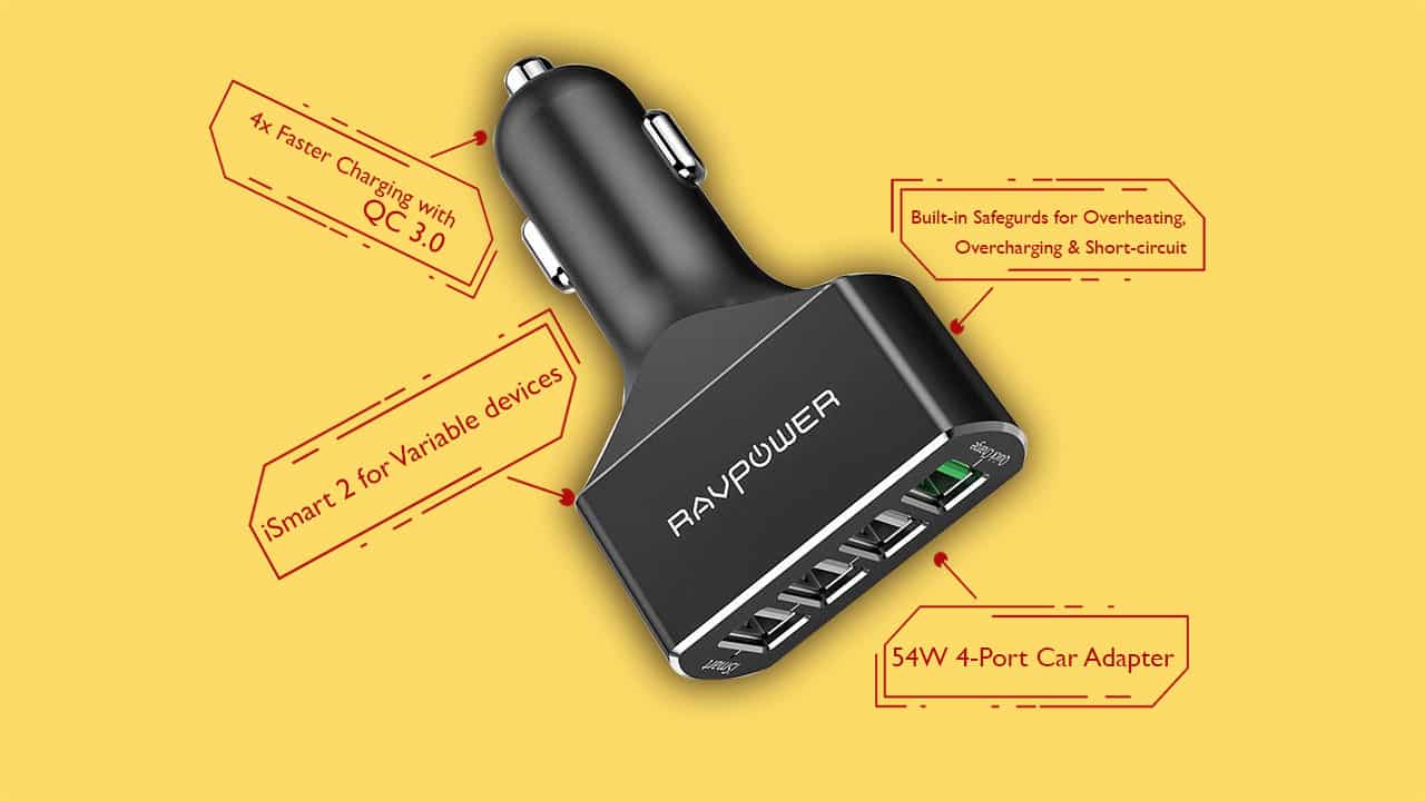 7 Best USB Car Charger Adapter with Quick charge capacity & PD