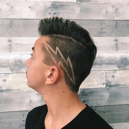 30 Roaring Lightning Bolt Haircuts For A Raging Look
