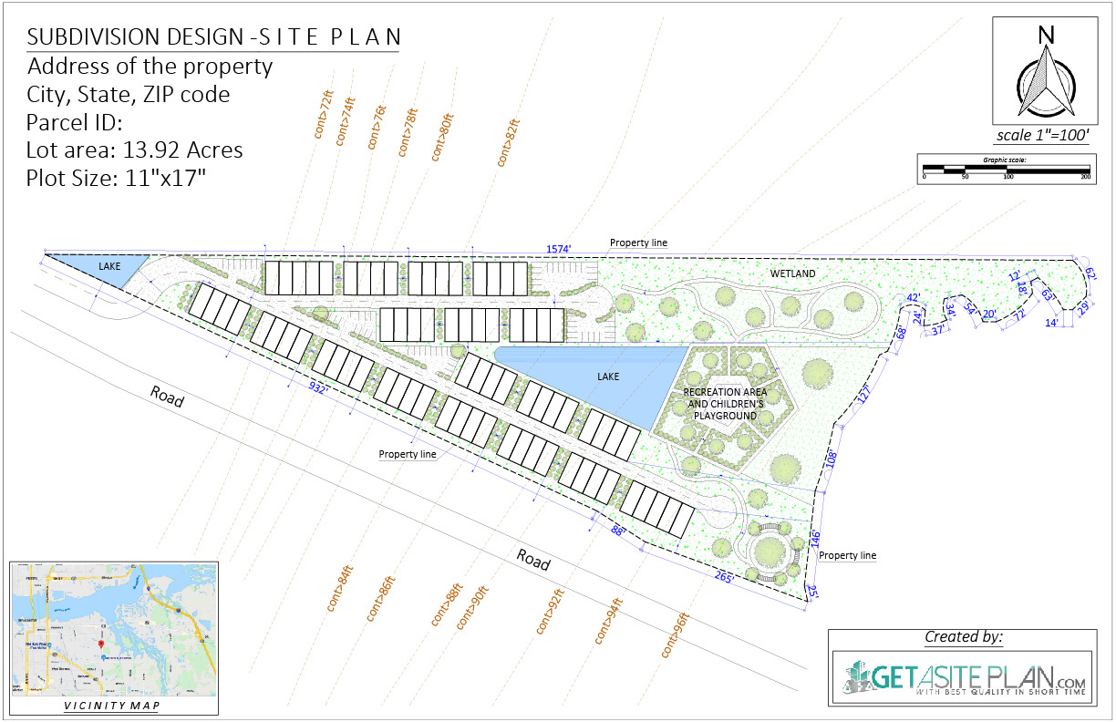 Subdivision Design Get A Site Plan