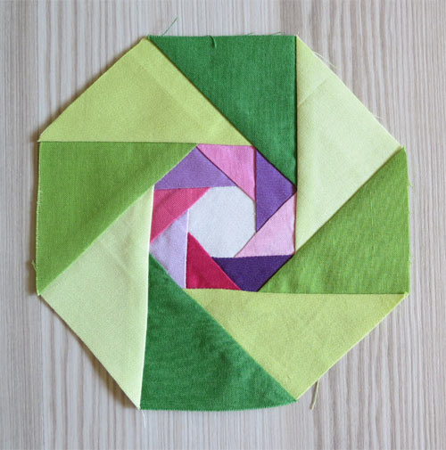 Octagon in octagon Geta's Quilting Studio