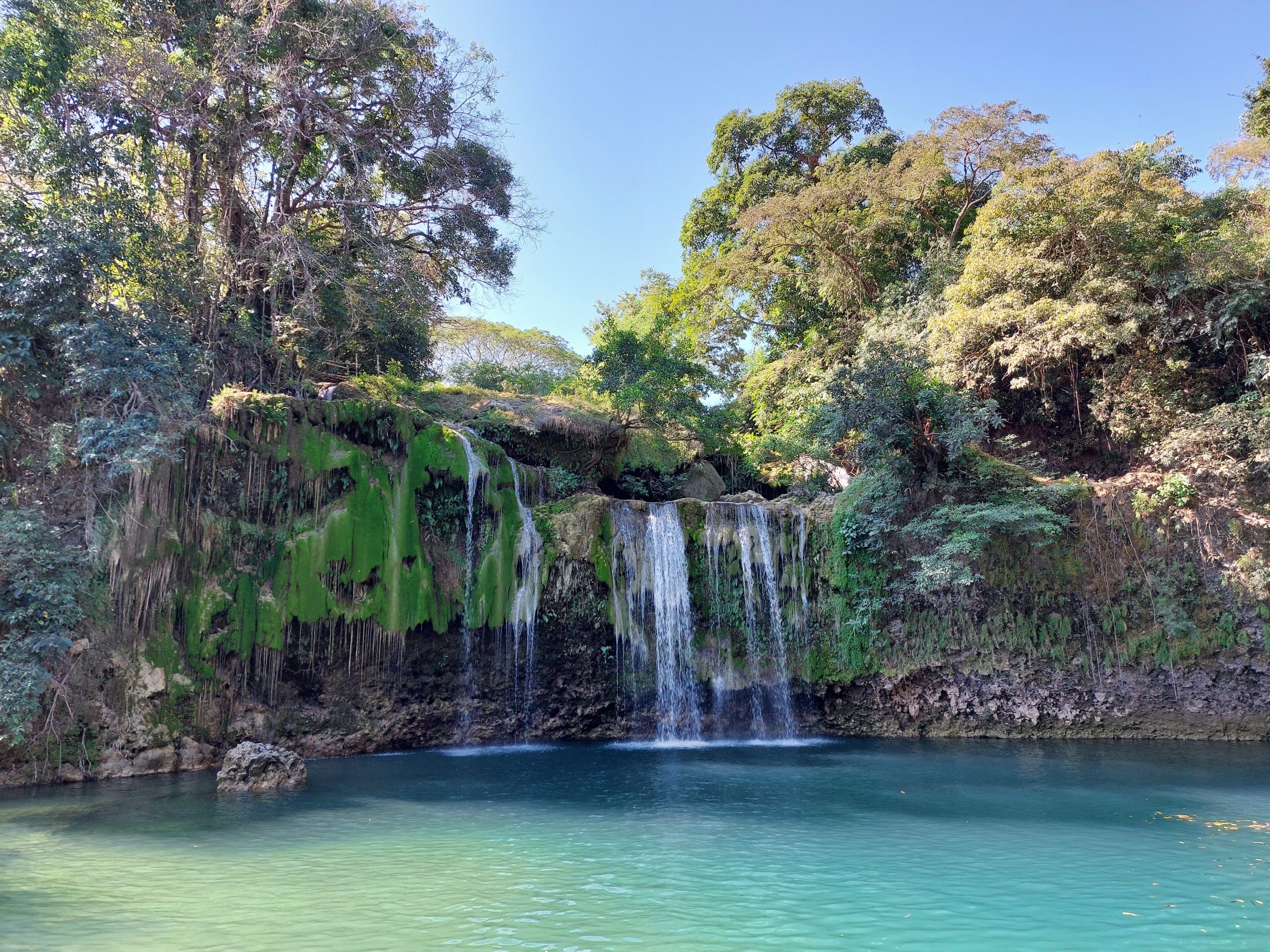 Bolinao Falls is a cluster of refreshing waterfalls at the northern tip
