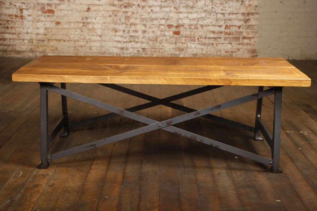 crossbrace coffee table Get Back, Inc.