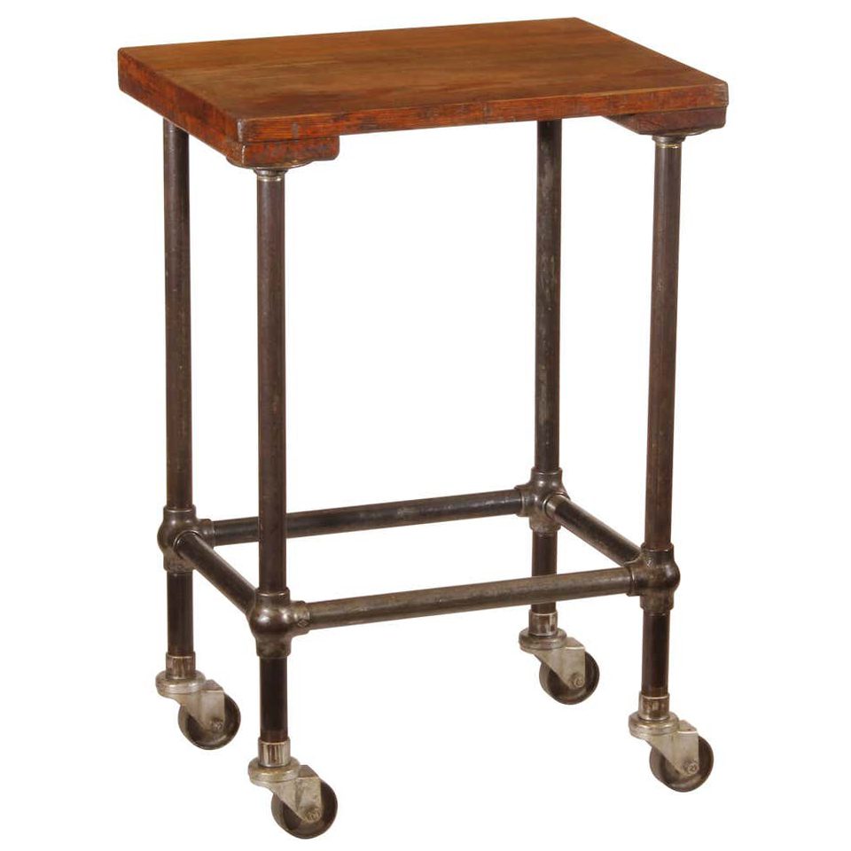 Vintage Industrial Factory Cart / Island SOLD Vintage Industrial by