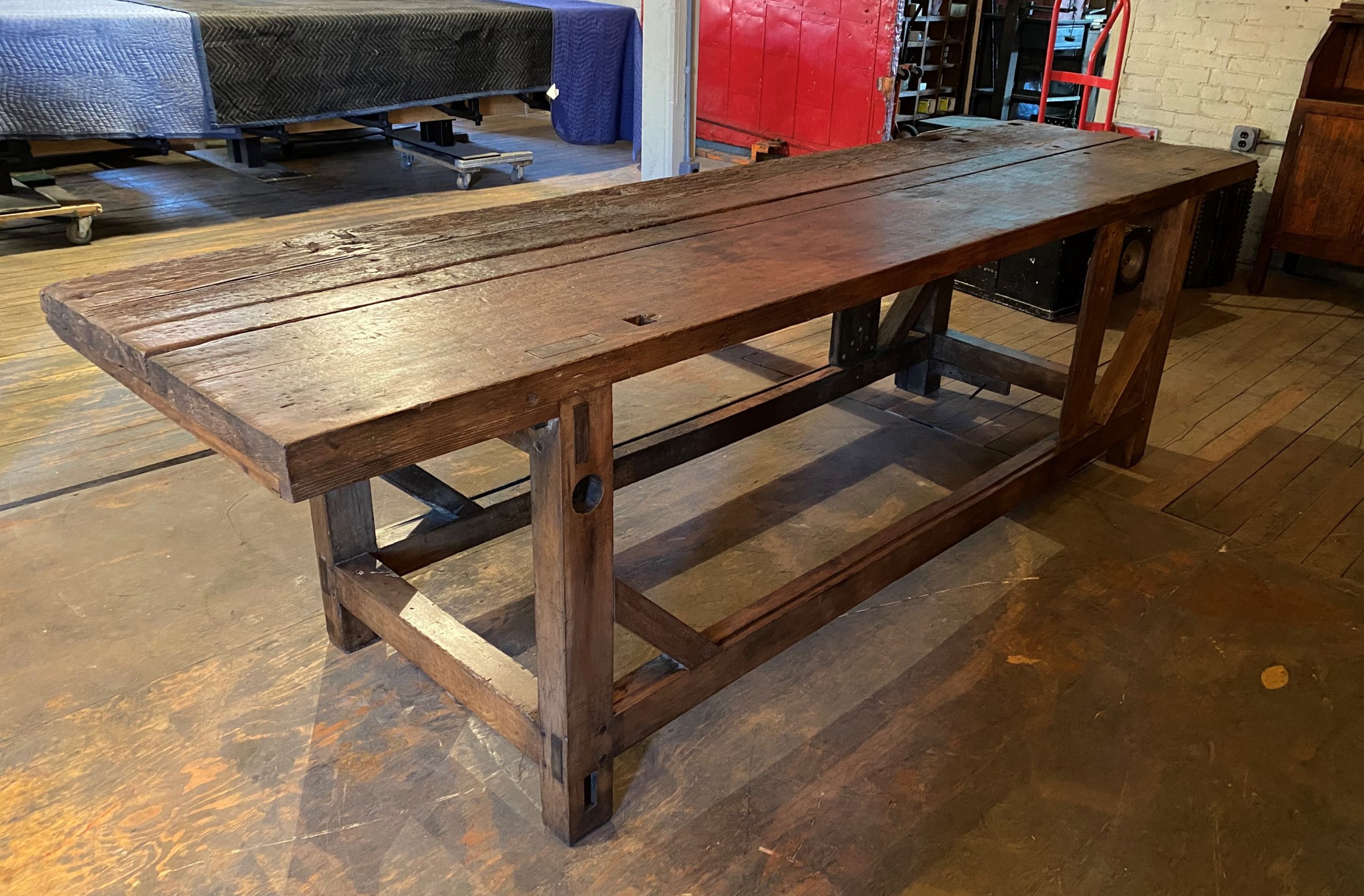 Vintage Carpenter's Workbench / Worktable SOLD Vintage Industrial