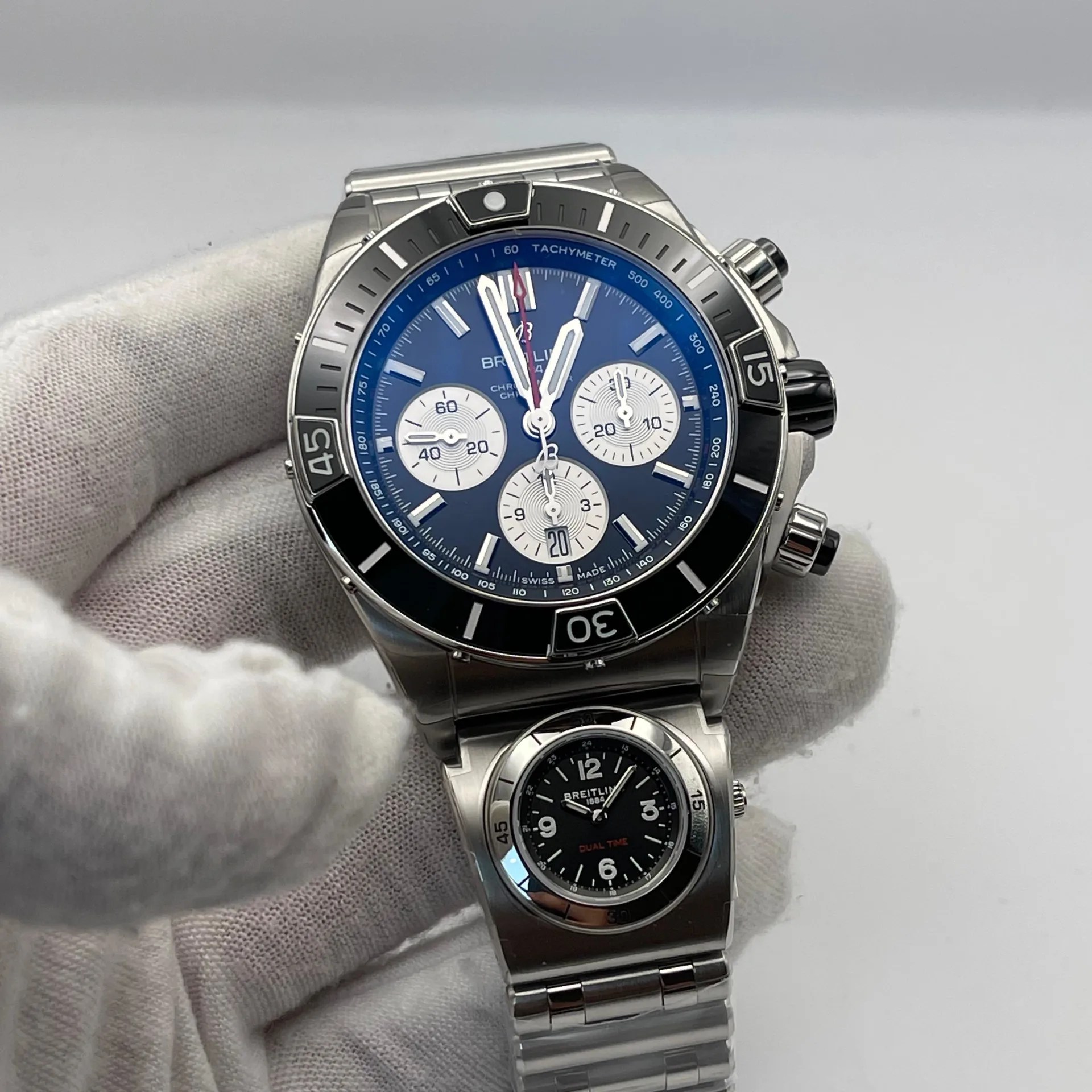 Breitling Super Chronomat B01 44 / Compass AB0136251B1A2 Bezel