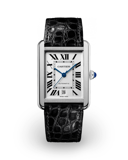 Cartier Tank Solo Automatic Stainless Steel / Silver W5200027 Watches