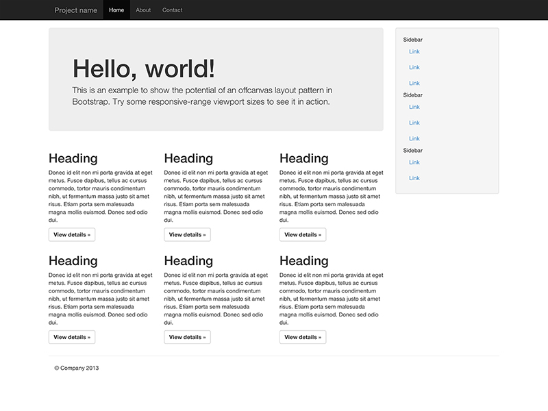 Getting started · Bootstrap