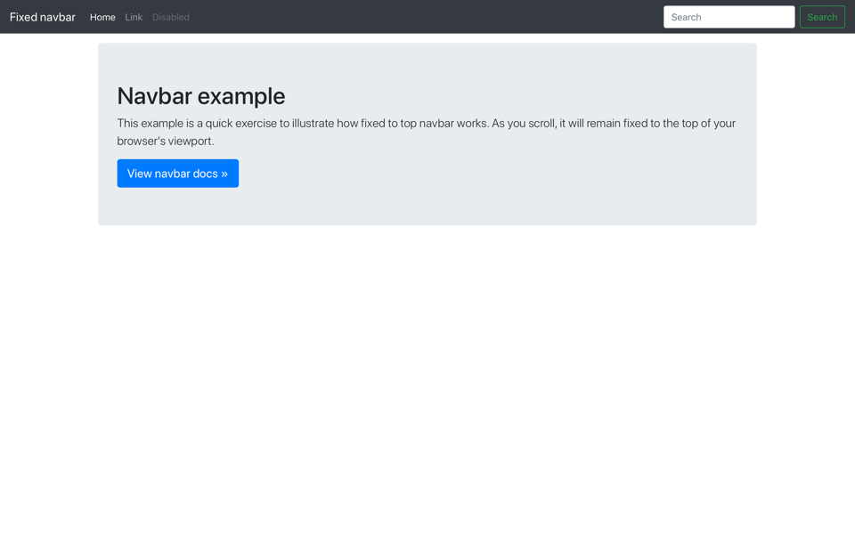 o otvor spolehlivost fix navbar on scroll bootstrap Výdaje Alpy Scorch