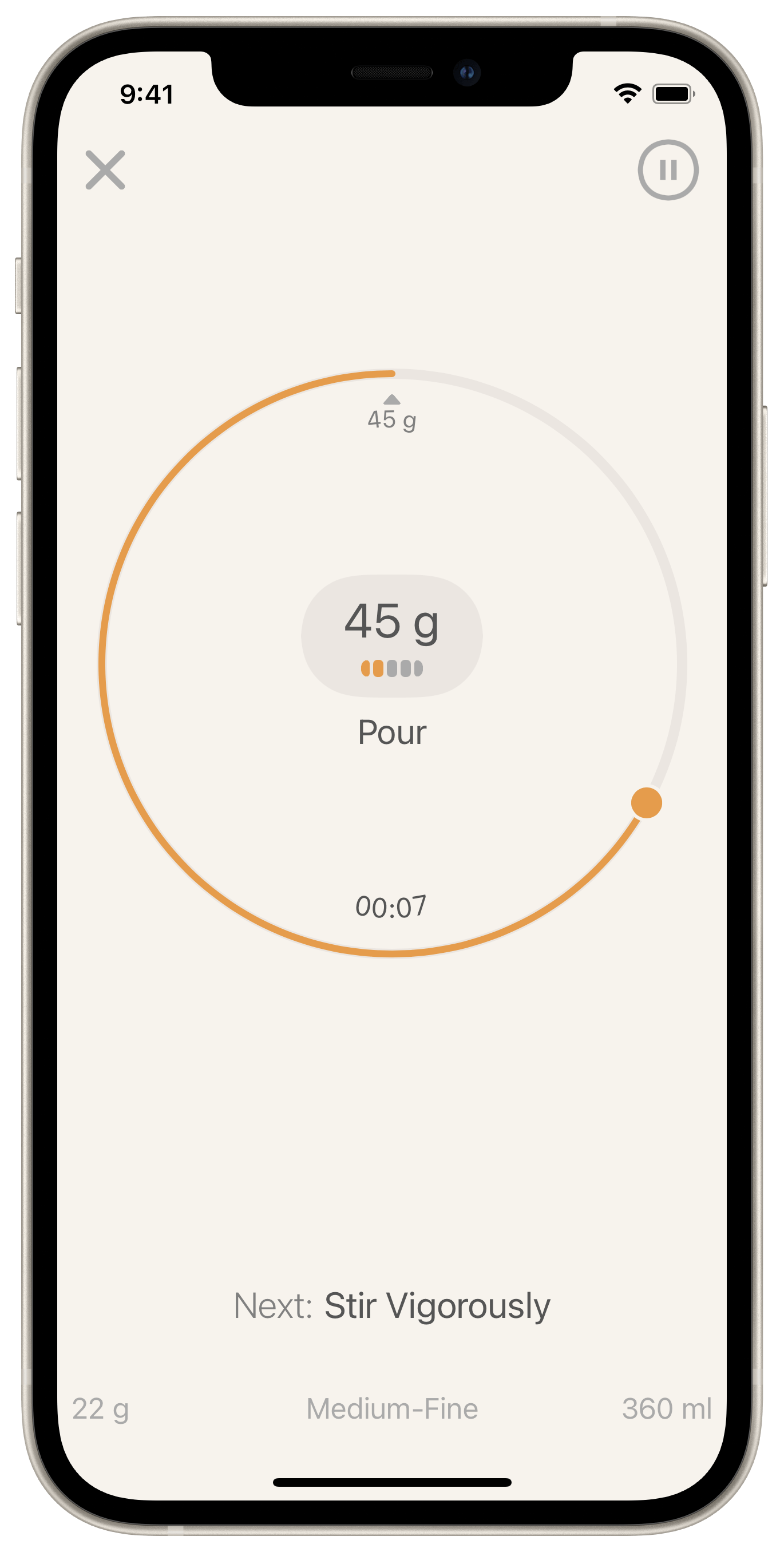 Brew Timer for iOS — Coffee Timer and Recipe Organizer