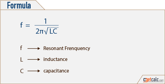 Resonant Frequency Calculator