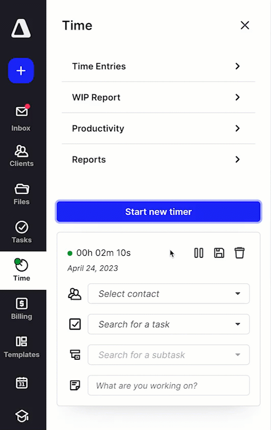 7.1 Tracking Time Canopy Onboarding