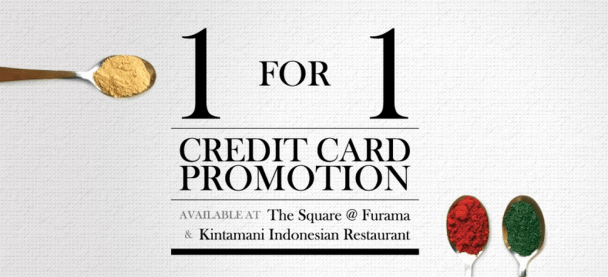 1 for 1 The Square Furama Buffet promotion