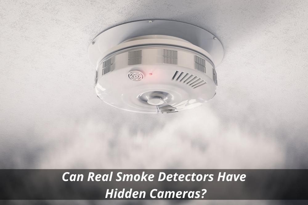 Smoke detector Get CCTV Security