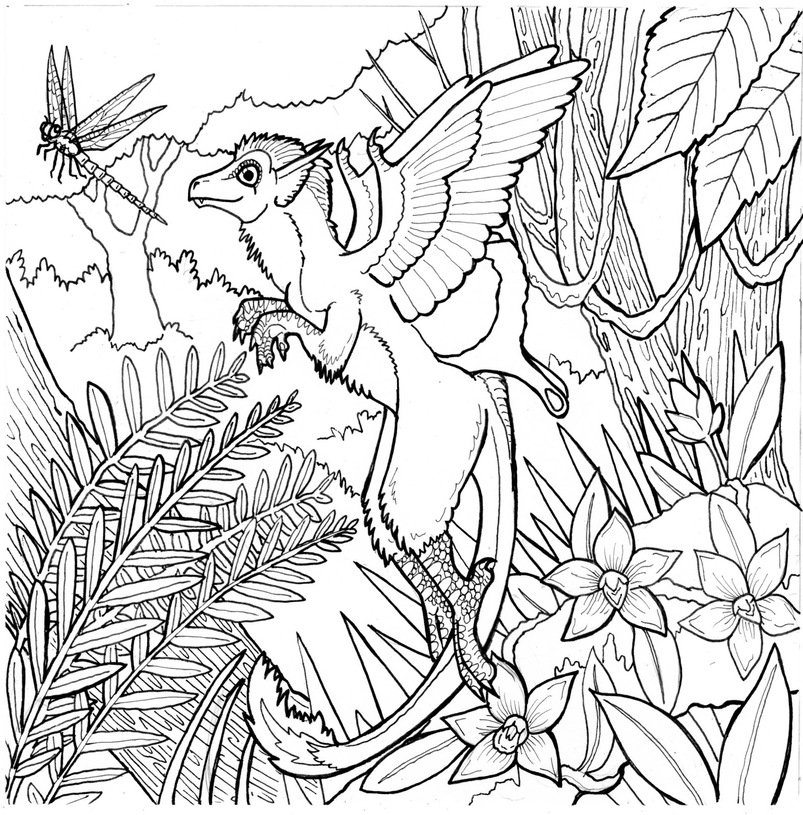 Free Rainforest Coloring Pages at GetColorings.com | Free printable