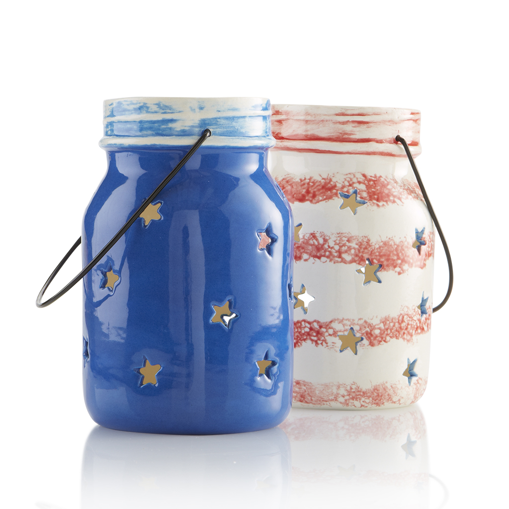 Star Jar Lantern Pottery ToGo Fused Glass Pottery Painting