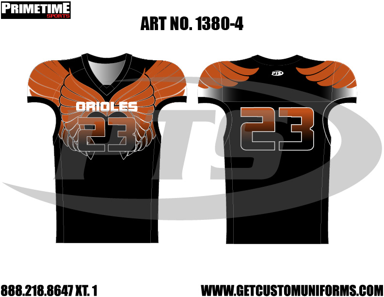 Custom Football Uniforms Details Primetime Sports Apparel