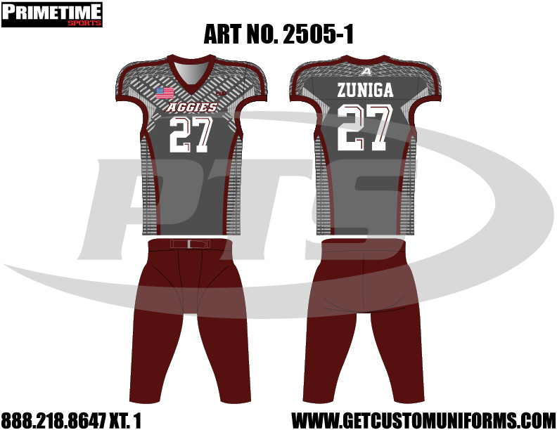 Custom Football Uniforms Details Primetime Sports Apparel