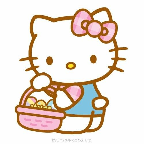 Hello Kitty Easter Clipart at GetDrawings Free download