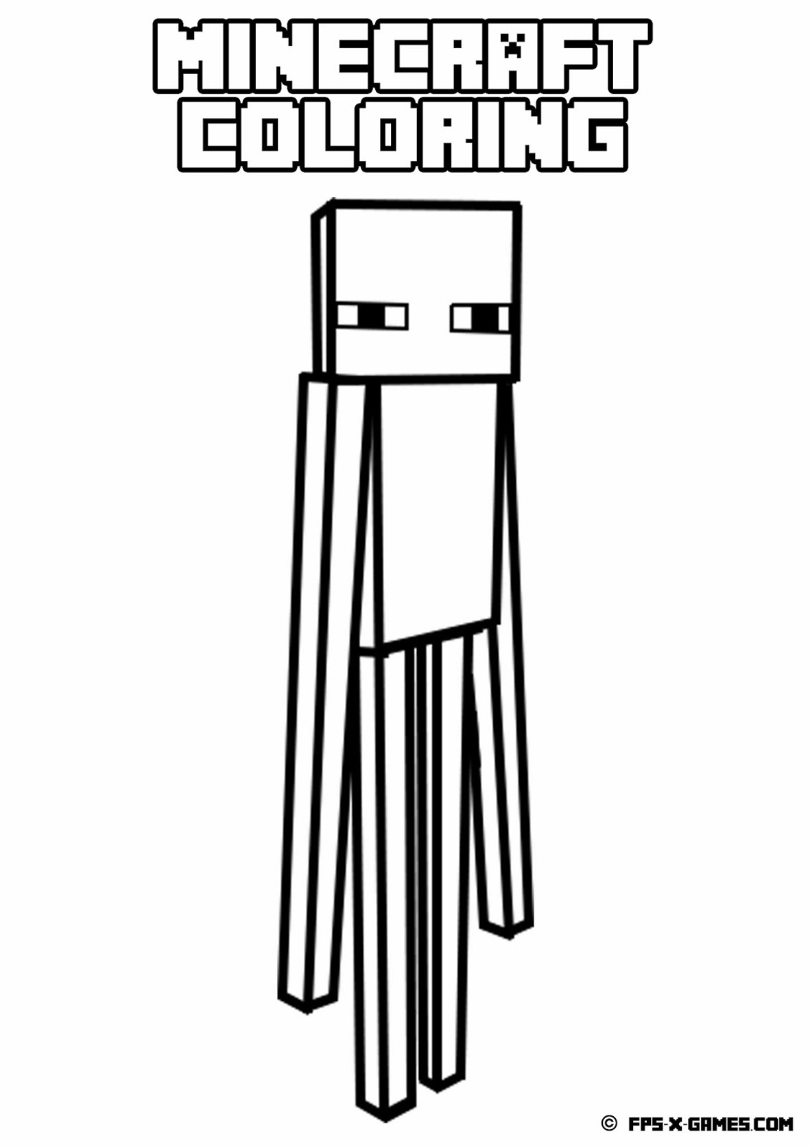 Minecraft Easter Coloring Pages at GetDrawings Free download