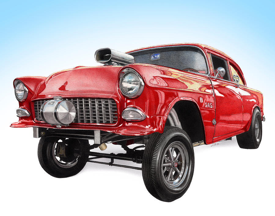 55 Chevy Drawing at GetDrawings Free download