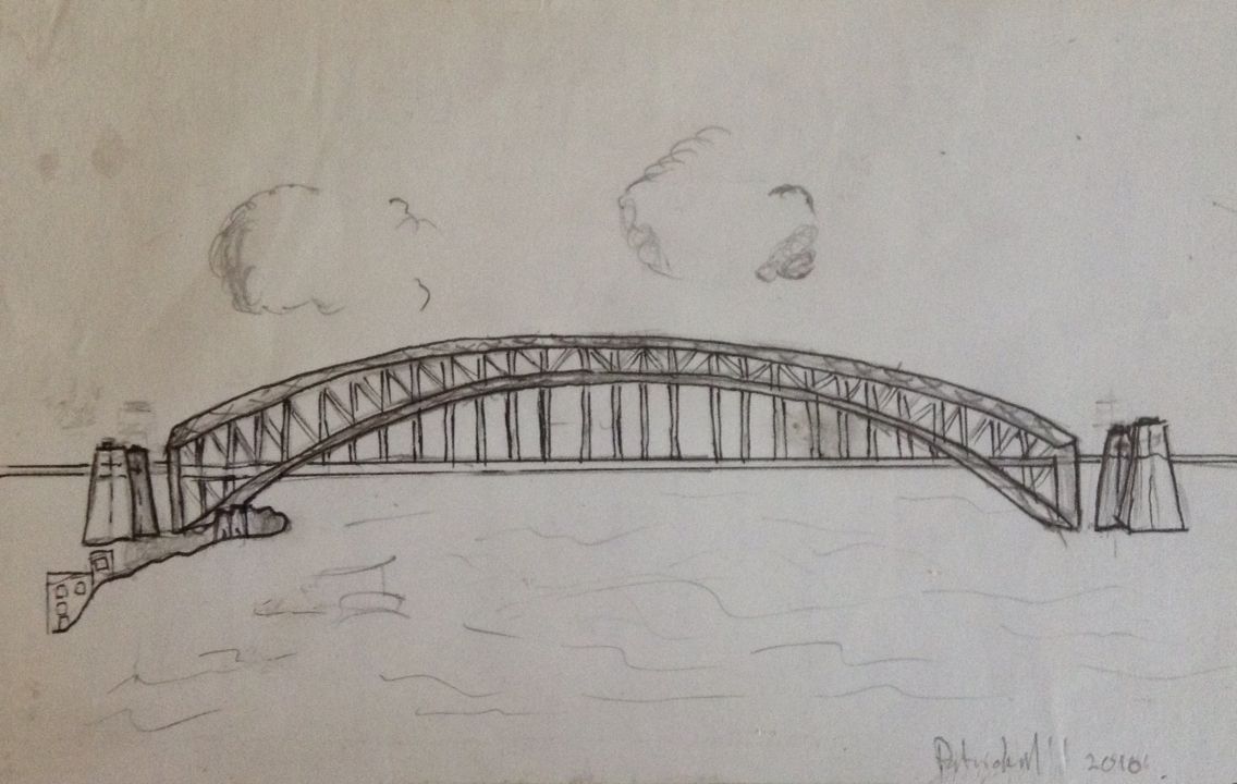 Arch Bridge Drawing at GetDrawings Free download