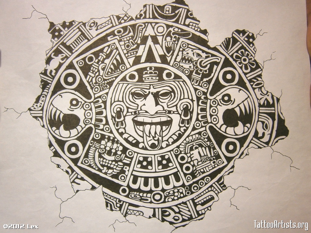 Aztec Art Drawing at GetDrawings | Free download