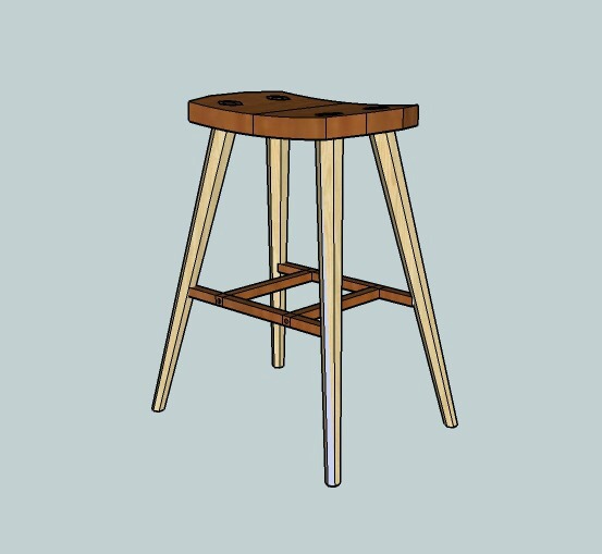 Bar Stool Drawing at GetDrawings Free download