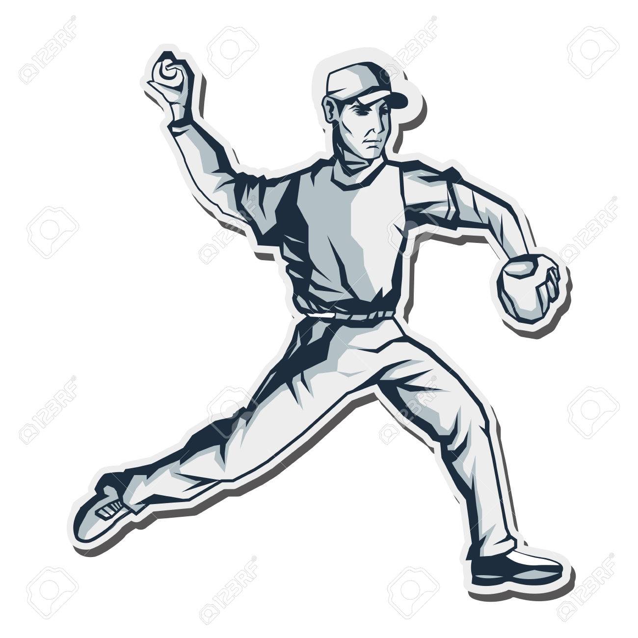 Baseball Pitcher Drawing at GetDrawings Free download