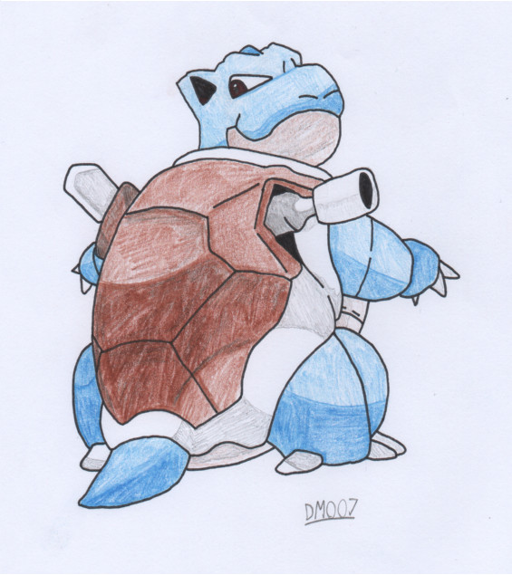 Blastoise Drawing at GetDrawings | Free download